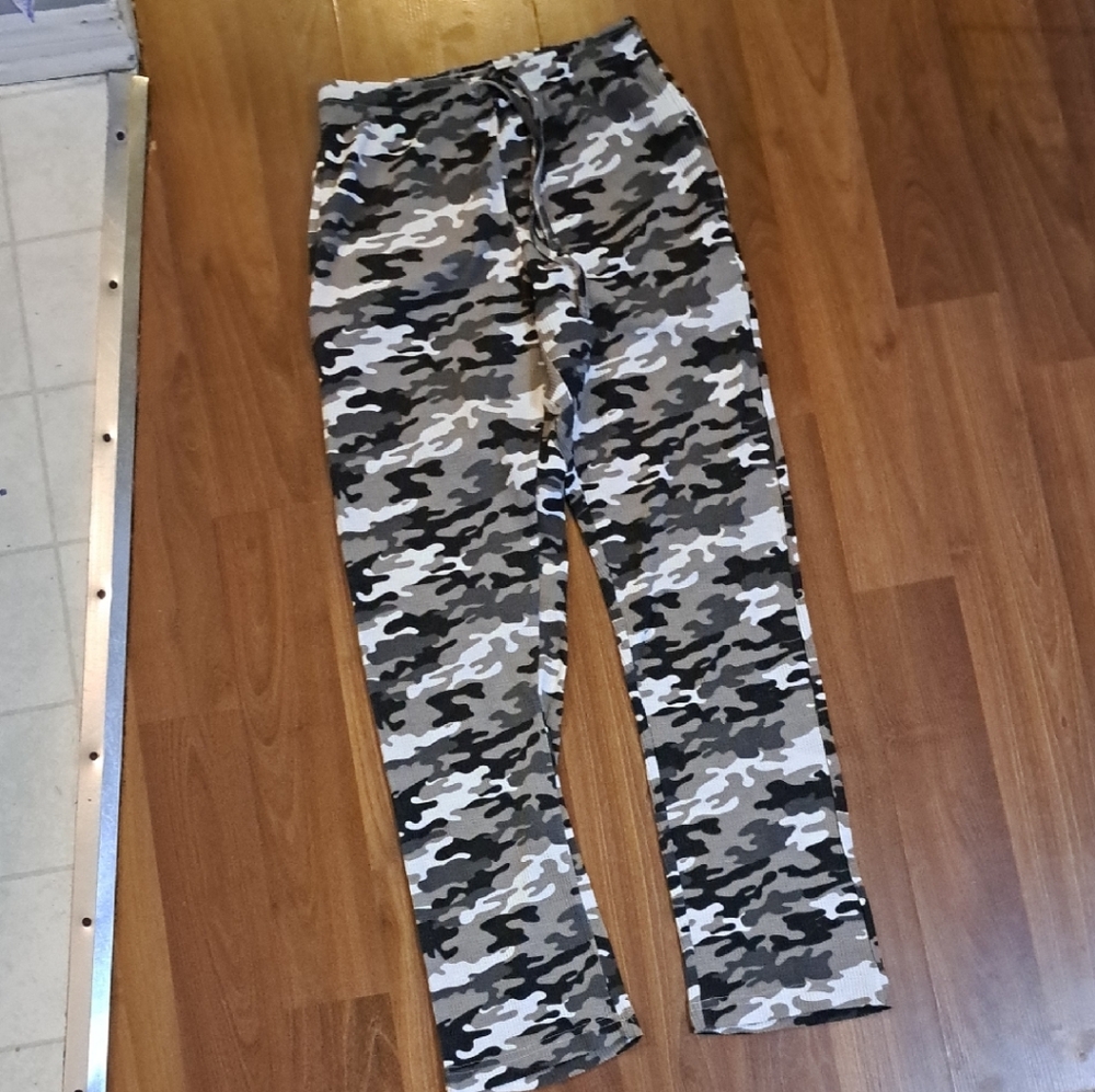 Hunter Gray Black White Camo Joggers